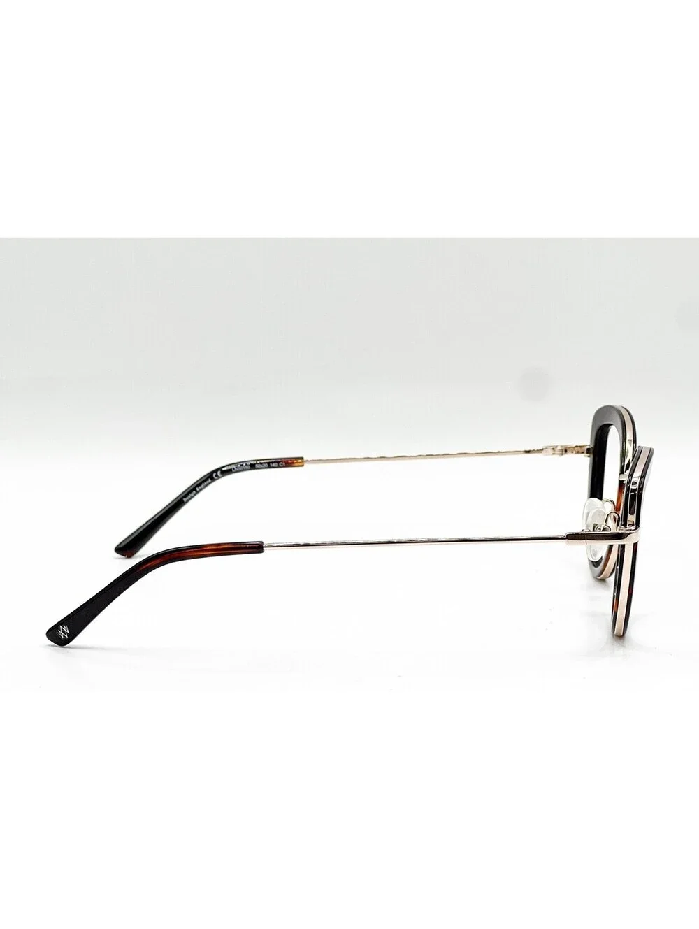 William Morris Ln50150 C1 Black Brown Authentic Eyeglasses 50-20-140